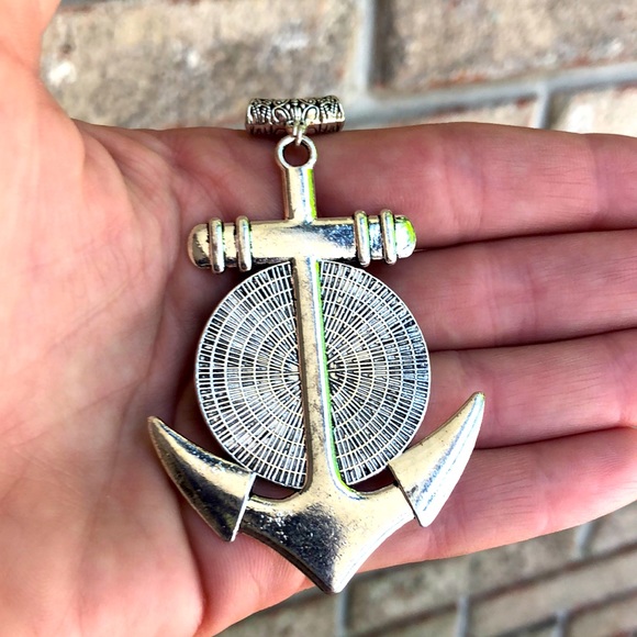 Handmade Sterling Silver 925 Plated Chalcedony Gemstone Slider Pendant - Picture 5 of 5